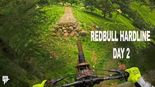 REDBULL HARDLINE DAY 2  WE HAVE RIDDEN EVERY FEATURE!! STOKED