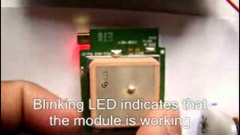 Interfacing With Polstar GPS PMB-688 Having SiRF starIII IC