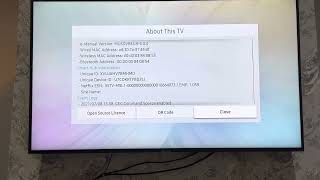 Samsung Smart tv 7 series MAC address