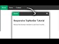 Responsive header navbar   html  css  pranjul tutorials