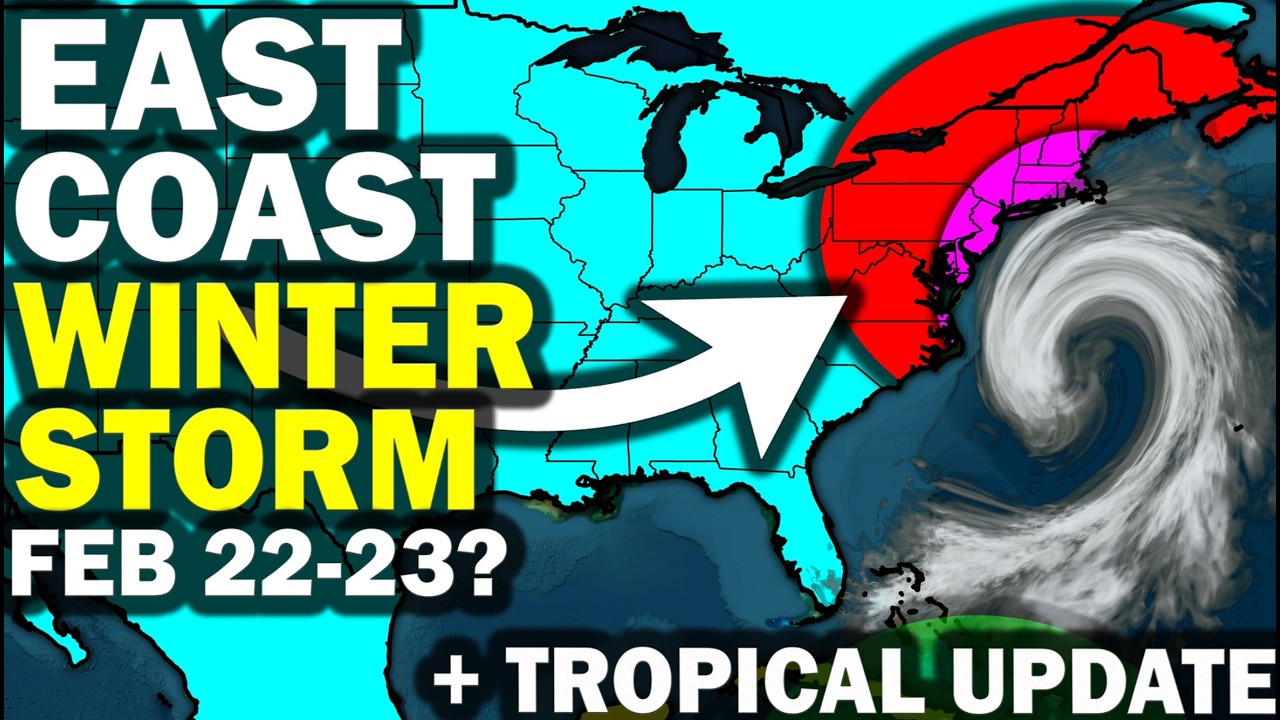 Major Snowstorm East Coast Nor'easter Weekend Into Next Week? Polar ...