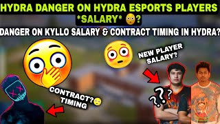 😱OMG@HYDRADANGEROFFICIAL😳On*Hydra*🐉Esport Players Salary|Danger on Revealing Kyllo Contract& SALARY