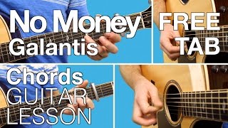 No Money | Galantis | CHORDS | Guitar Lesson | Tutorial | How to play screenshot 1