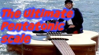 Every Guitarist Must know Extend Pentatonic scale run (Bonus Backing track)
