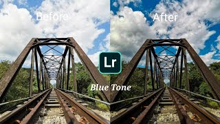 #สอนแต่งภาพด้วยมือถือ Blue Tone​ #lightroom​Mobile​