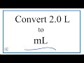 Liters to Milliliters Conversion