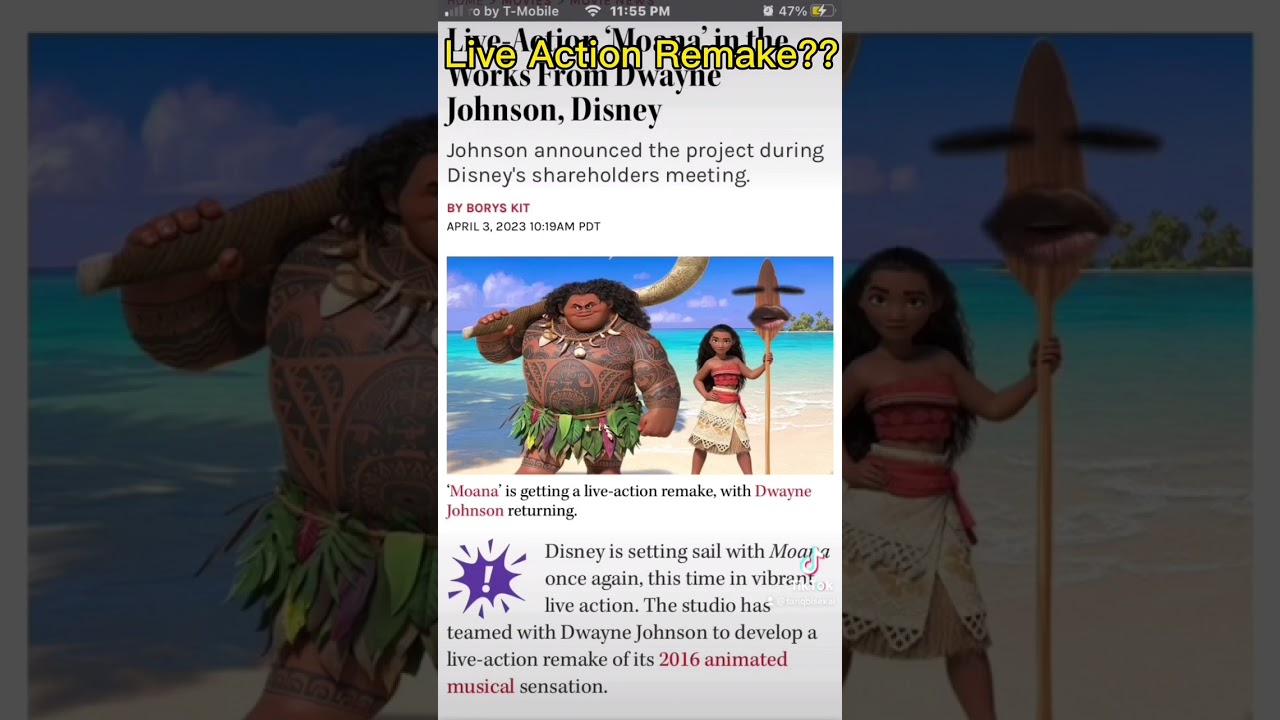 Disney Won’t Stop! Live Action Moana #shorts #trending #new #disney