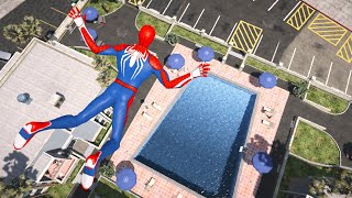 GTA 5 Water Ragdolls | SPIDERMAN Jumps/Fails ep.14 [Euphoria physics | Funny Moments]