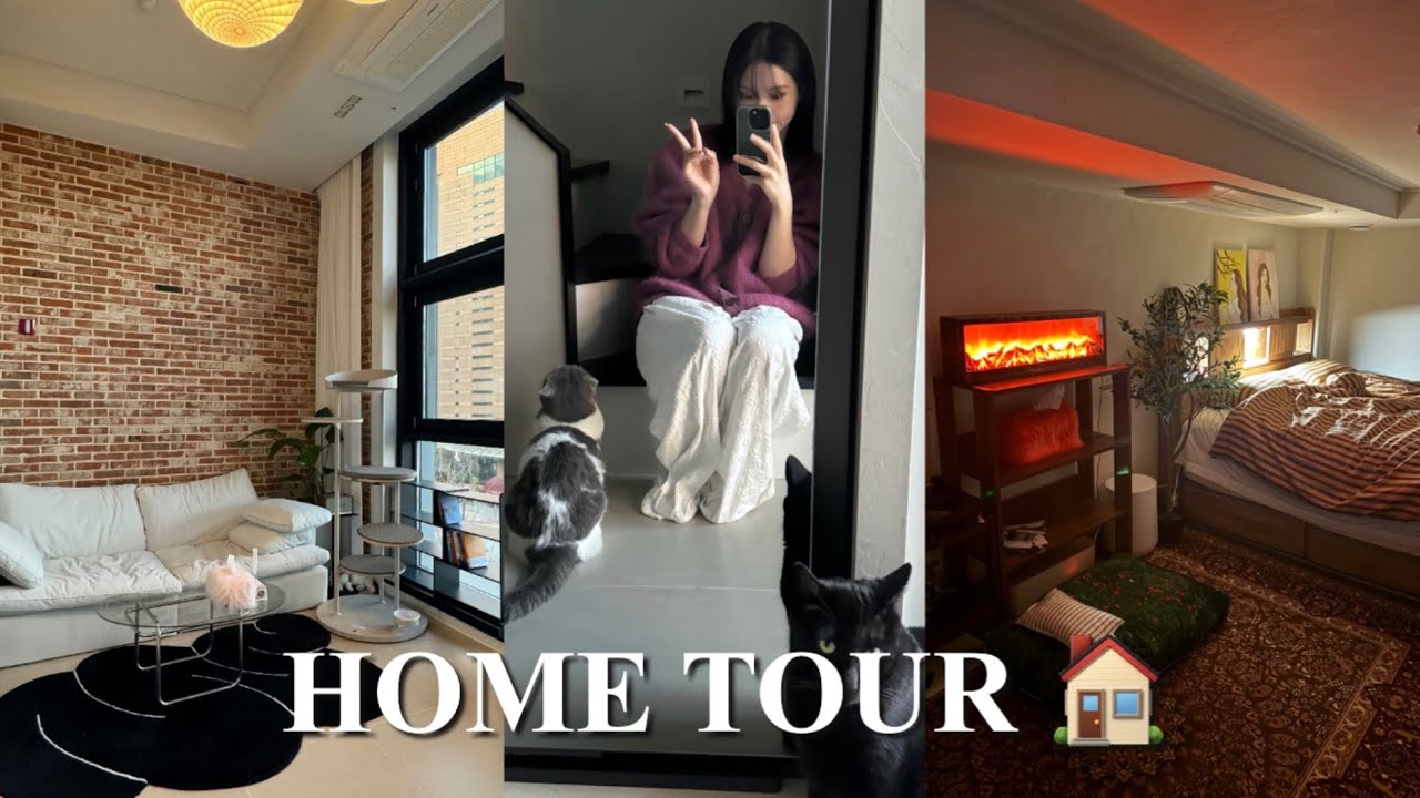 서울 하이엔드 오피스텔 🏠 12평 복층투룸 room tour ! 6년자취러의 삶의질향상템/취향가득 침실소개⋰˚☆