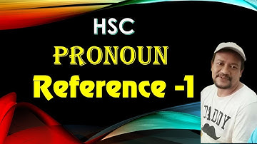 Pronoun reference- 1