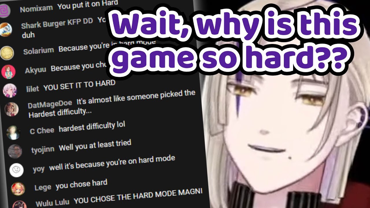 Magni: *𝐂𝐥𝐢𝐜𝐤𝐬 𝐎𝐧 𝐓𝐡𝐞 𝐇𝐚𝐫𝐝𝐞𝐬𝐭 𝐃𝐢𝐟𝐟𝐢𝐜𝐮𝐥𝐭𝐲*, Also Magni:【Holostars EN | Magni Dezmond】