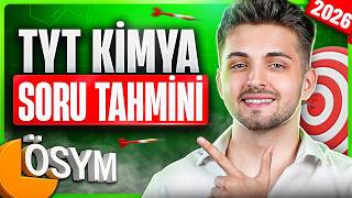 2026 TYT Kimya ÖSYM Tarzı Soru Tahmini! 🔥| GARANTİ SORULAR