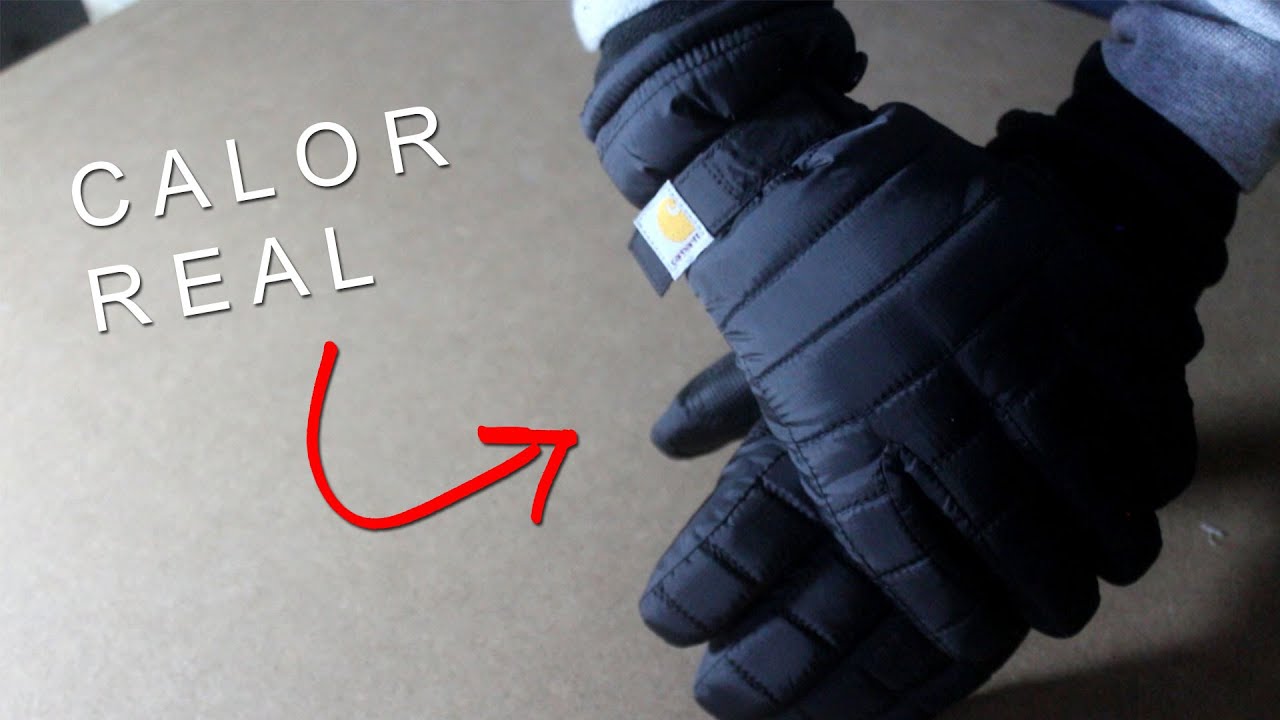 ASMR · Unboxing y review de guantes Carhartt de invierno | Textura y calor