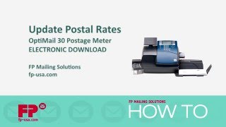 Update Rates by Download on OptiMail 30 Postage Meter