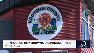 13-year-old boy drowns in Spokane River