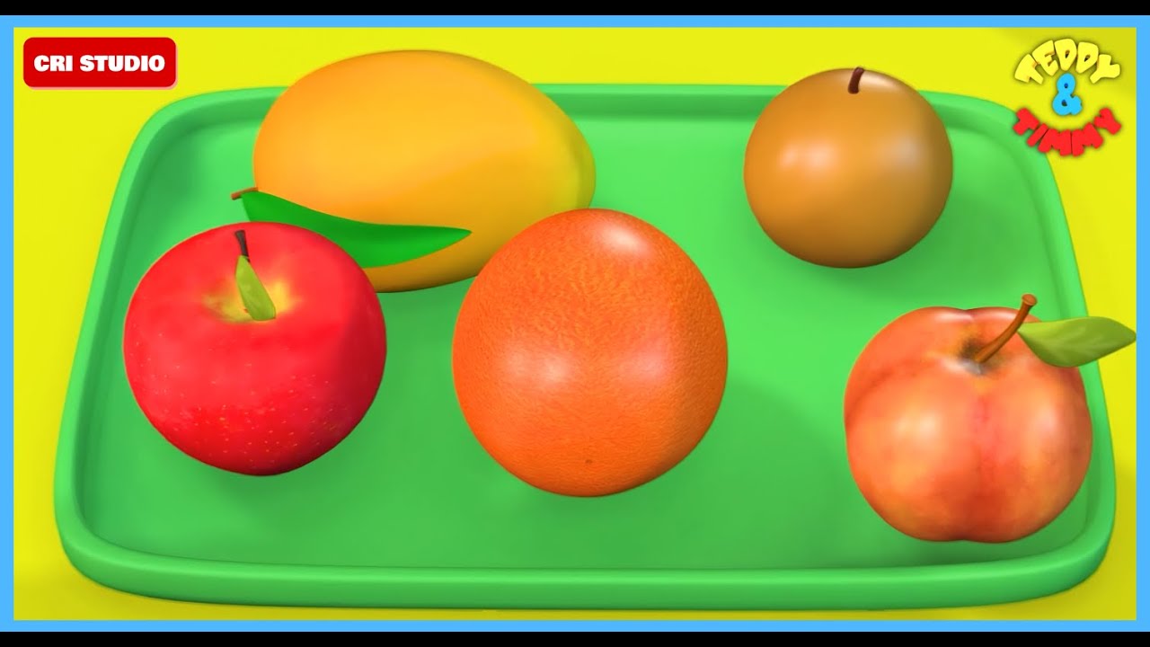 Fruits Name | Toddler Learning Video | Kids Song | Fruits | Peach | Apple | Mango | Baby Videos