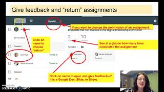 Giving students feedback in the NEW Google Classroom