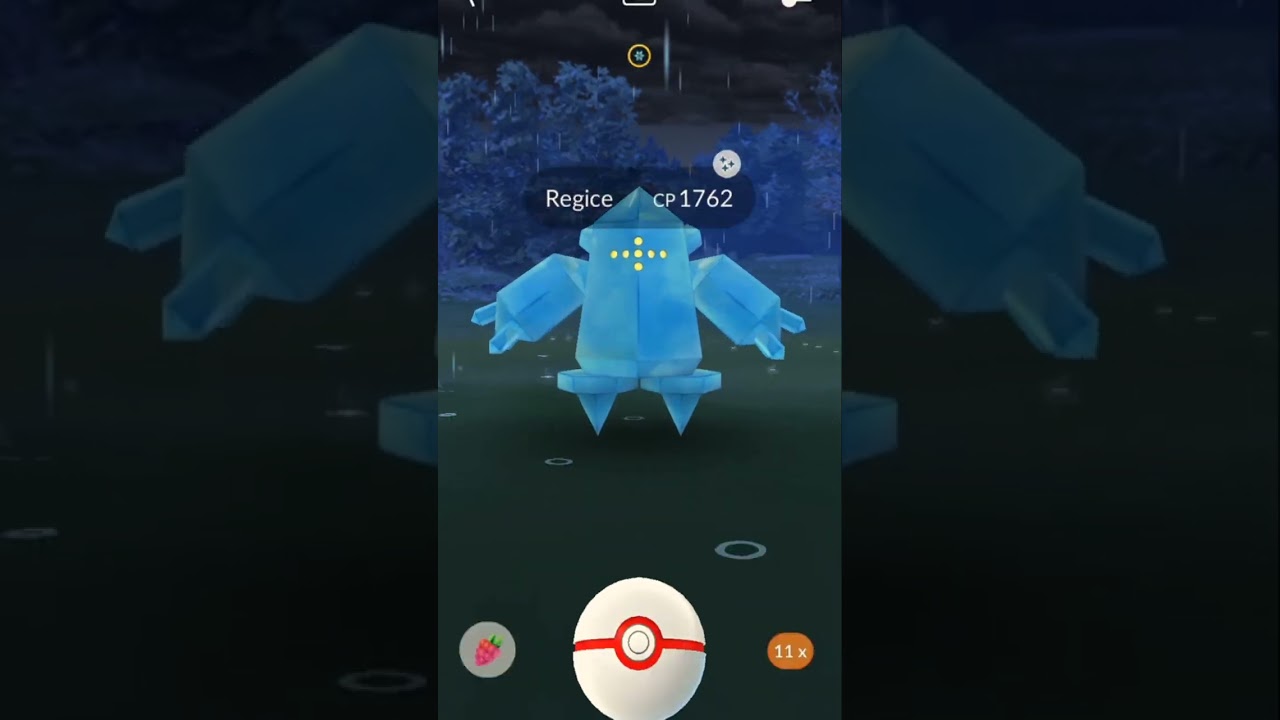 Shiny Regice on first raid??? - Pokemon GO