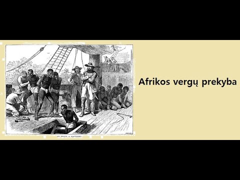 Afrikos vergų prekyba. Istorija trumpai.