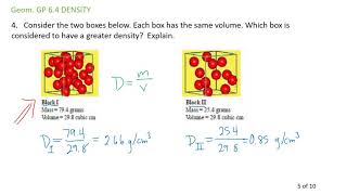 Geom. GP 6.4 Density