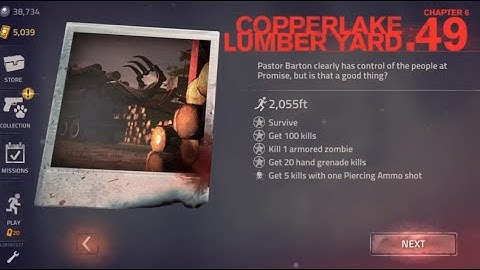 Into The Dead 2 - How to Easily Complete Challenge — Kill 5 Zombies with one Piercing Ammo shot