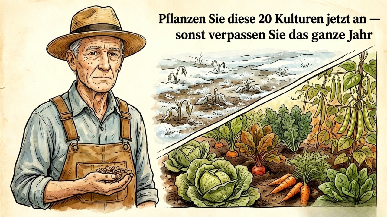 17 Kulturen, die jetzt gestartet werden müssen für ein Jahr voller Ernten