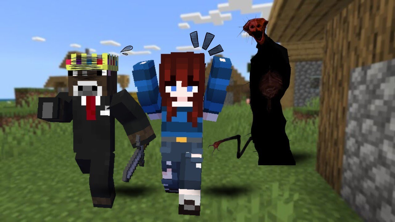 This minecraft HORROR MOD took over our monitor!