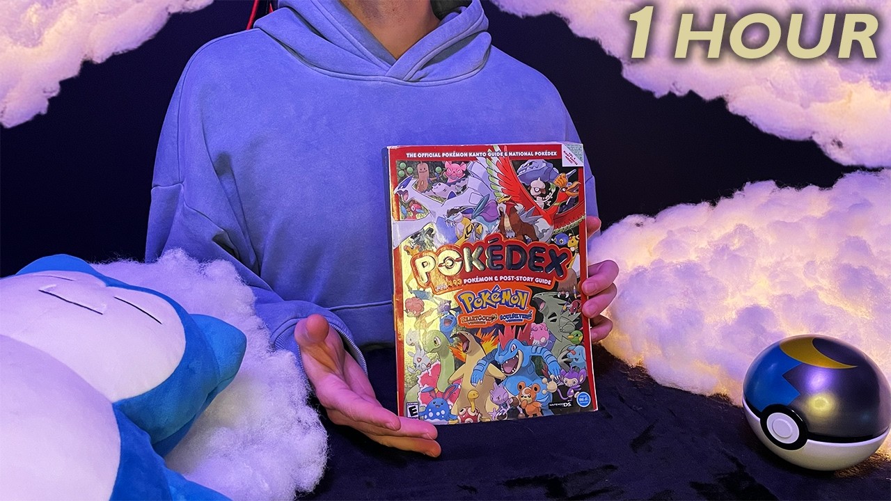 1 Hour of Pokemon ASMR Reading to Help You Sleep 💤