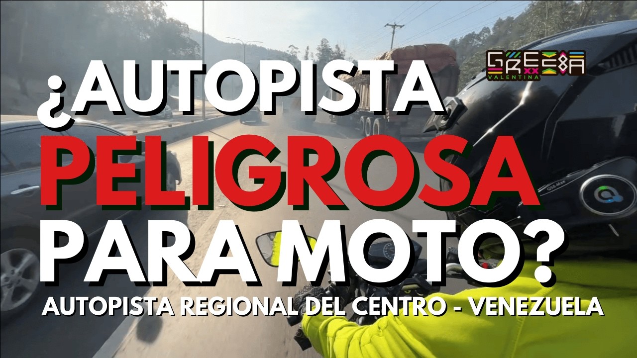 NOVATA EN MOTO TRANSITANDO UNA DE LAS AUTOPISTAS MÁS PELIGROSA DE VENEZUELA - Tips y Consejos 🔥