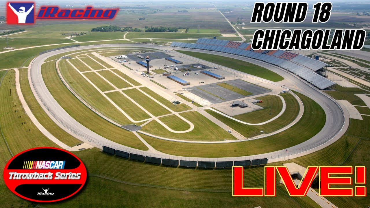 [LIVE] NASCAR Throwback Series - Round 18 - Chicagoland - iRacing