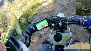 Ascent from Rasillo to TET Trail (Handlebar/Wheel view). Cantabria, Spain