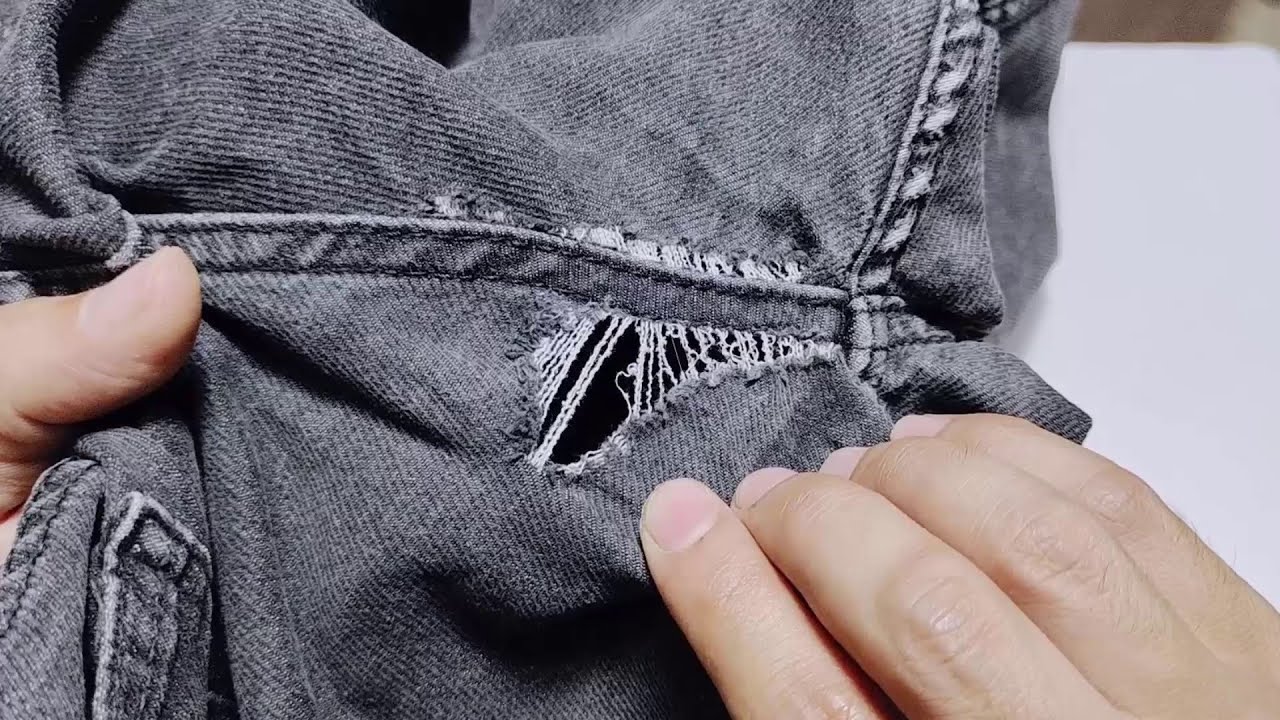 Repairing jeans between legs / Great tips to repair jeans between legs ...