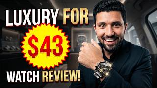 OLEVS Black Luxury Watch Review | Best Men's Watch Under $50