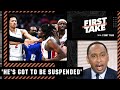 Stephen A. reacts to LeBron striking Isaiah Stewart: 'He's got to be suspended' | First Take