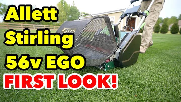 Allett Stirling 56v EGO Powered Reel Mower FIRST LOOK!