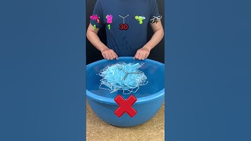 Try To Guess How Many Will Float #asmr #experiment #stisfying