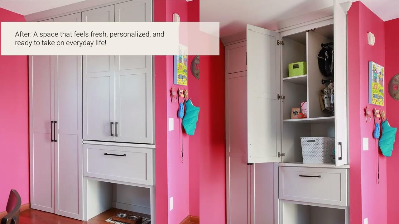Colorful Kitchen & Pet-Friendly Closet Remodel in Madison, WI