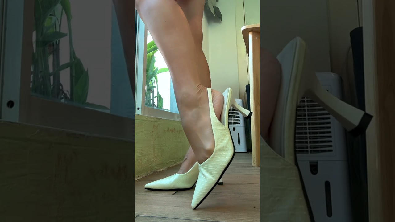 Pointed Toe Slingback Heels – Simple Walk And Flex 