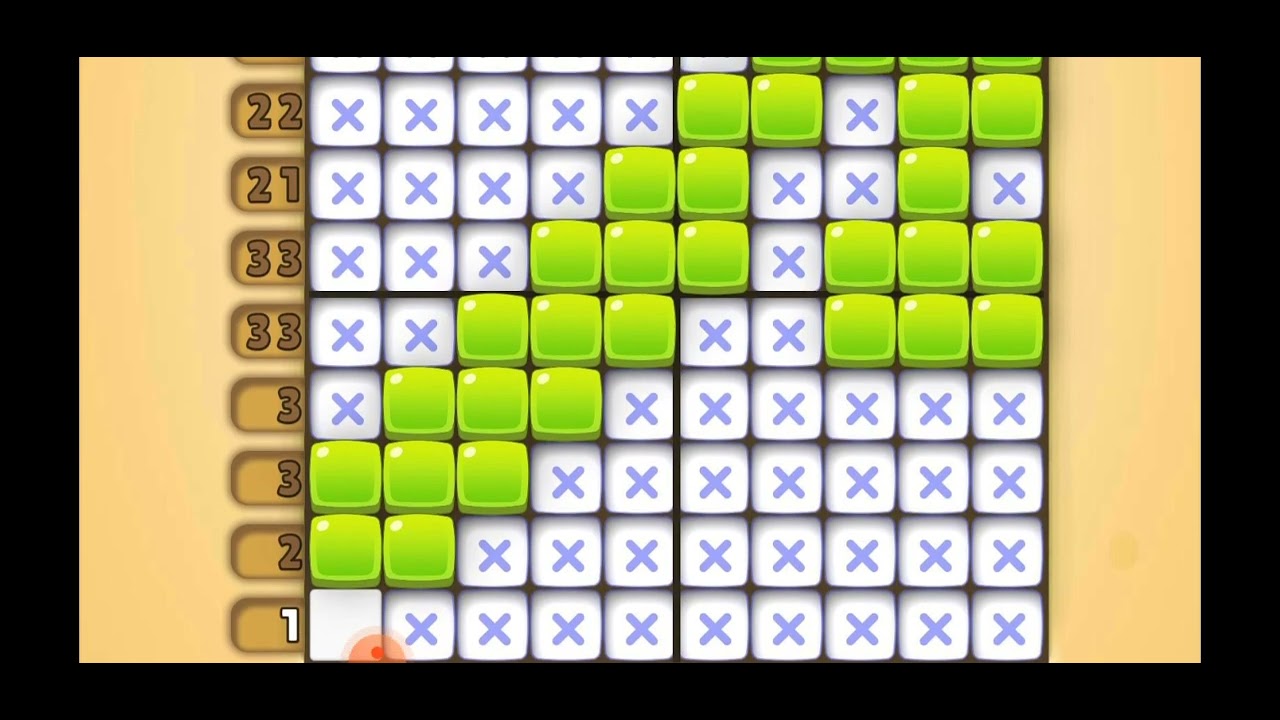Nono Crossing Level 839 Picture Nonogram - YouTube
