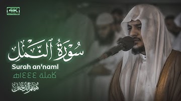 روائع الشيخ هيثم الدخين || تلاوة بديعة لسورة النمل كاملة لعام 1444هـ