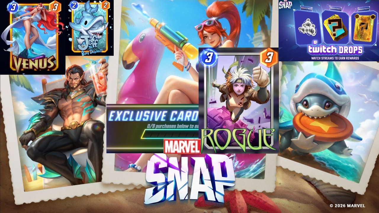New Twitch Drops & New Mutant Related Season! Beach Bash! New Jeff