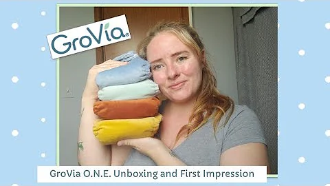 GroVia O.N.E. Cloth Diaper Unboxing & First Impression
