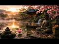 🪷 Zen Temple Sunrise Meditation Music | Peaceful Nature Sounds | Deep Relaxation Calm Mind 2 Hours