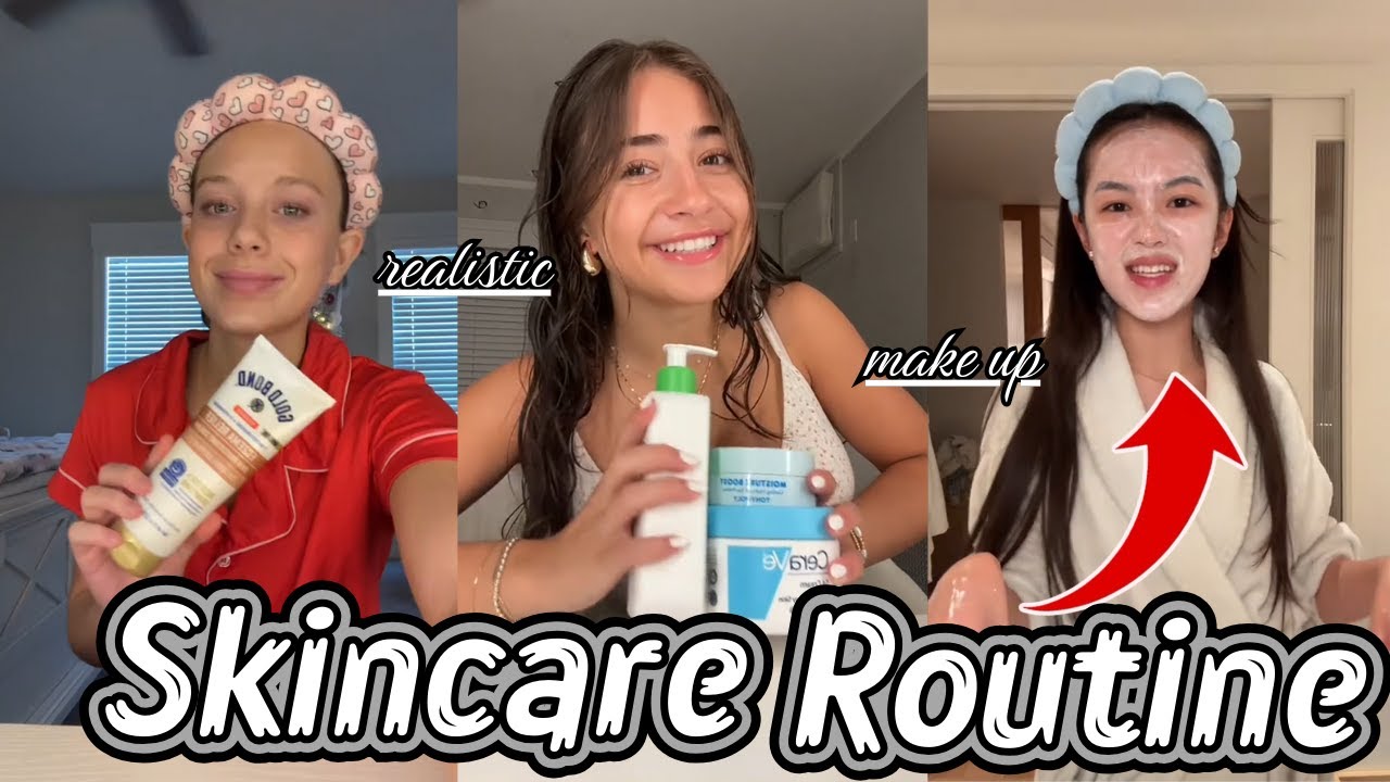 Aesthetic Skincare Routine   /🎀TikTok Compilation