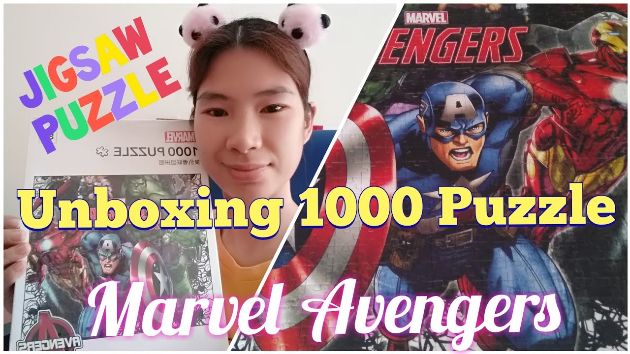 🎁UNBOXING 1000 Pieces PUZZLE MARVEL AVENGERS | Jigsaw Puzzle Finished ...