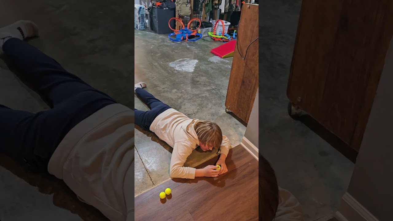 first to score 5 trick shots wins