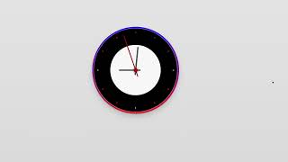 Clock using HTML CSS & JS! screenshot 3