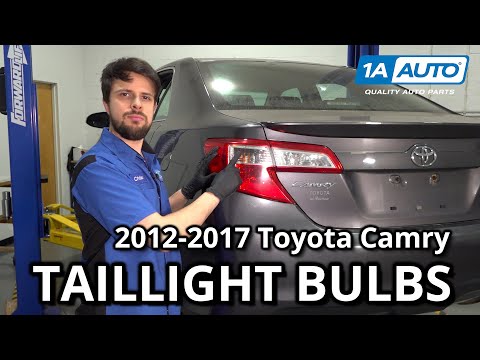 How To Replace Tail Light On 2012 Toyota Camry