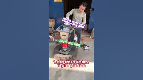 Đầm cóc điện 220V siêu rẻ.Đầm đất.Đầm nền.Máy đầm cóc chạy điện 1 pha.Đầm nền nhà hiệu quả -Hoà Phát