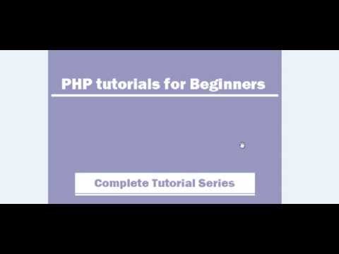 Introduction to PHP programming language. - YouTube